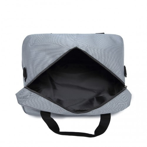 Kono Multi Purpose Men's Shoulder Bag - Light Grey