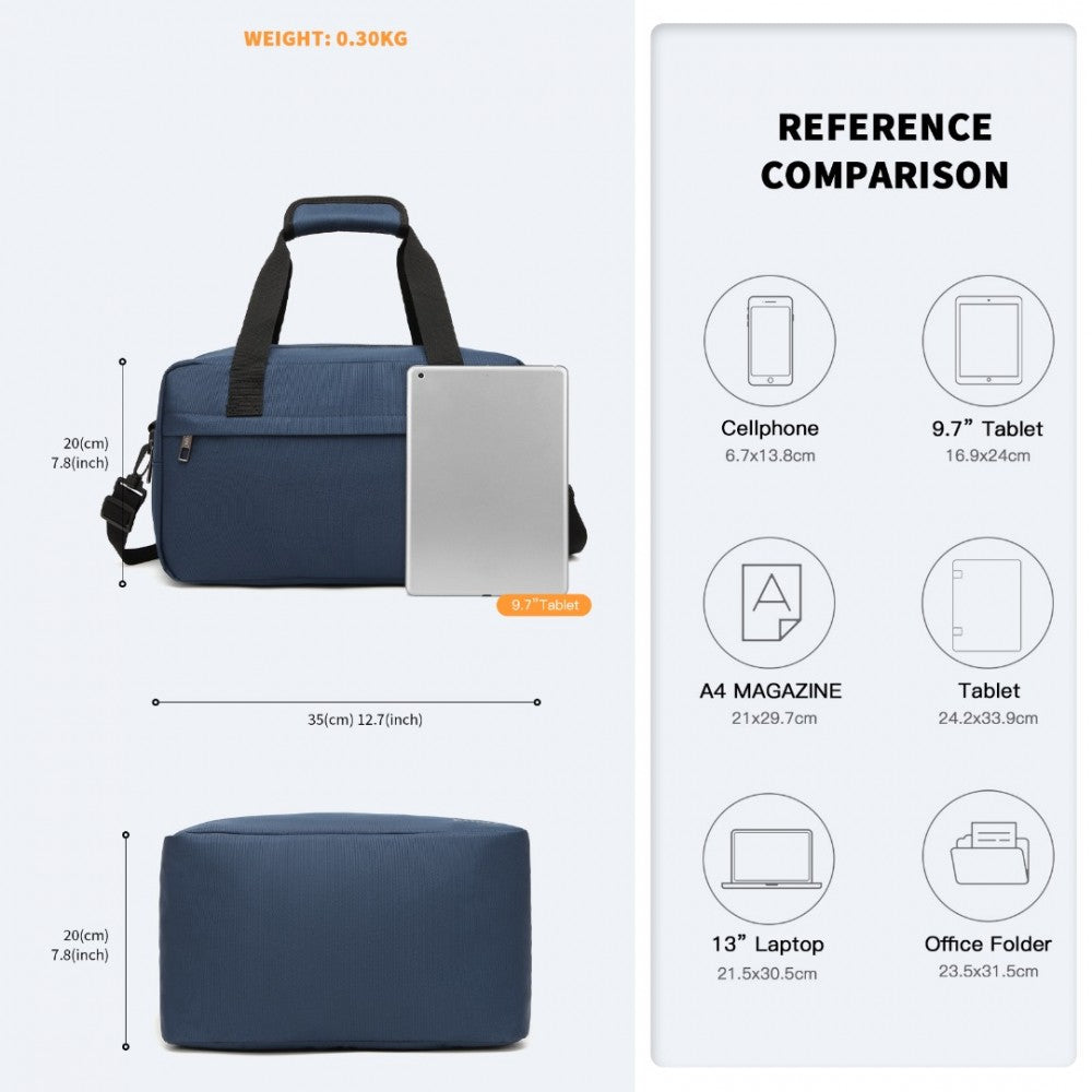 Kono Multi Purpose Men's Shoulder Bag - Navy