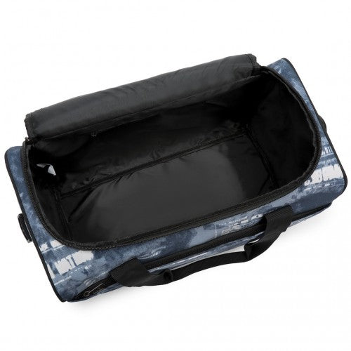 Kono Structured Travel Duffle Bag - Cloudy Blue