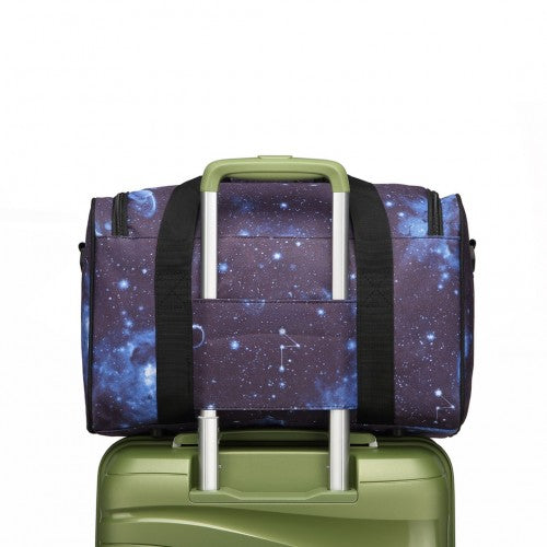 Kono Structured Travel Duffle Bag - Galaxy Blue