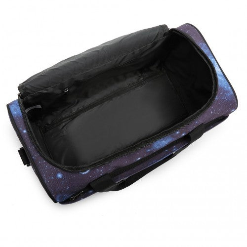 Kono Structured Travel Duffle Bag - Galaxy Blue