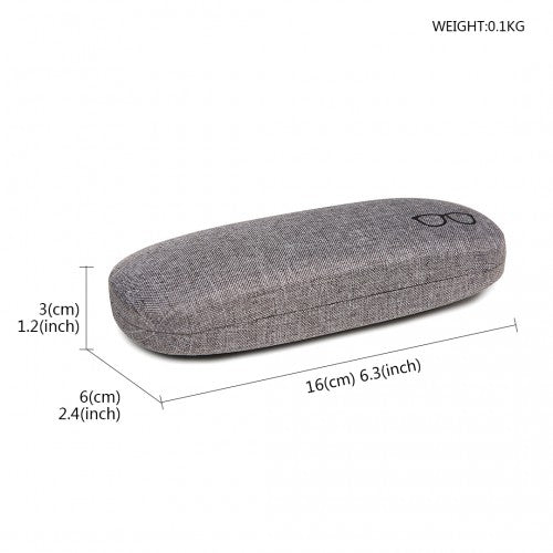 Kono Hard Shell Glasses Case - Grey