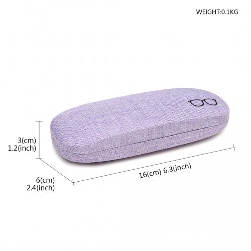 Kono Hard Shell Glasses Case - Purple