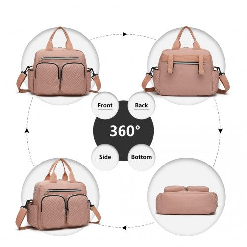 Kono Durable And Functional Changing Tote Bag - Pink