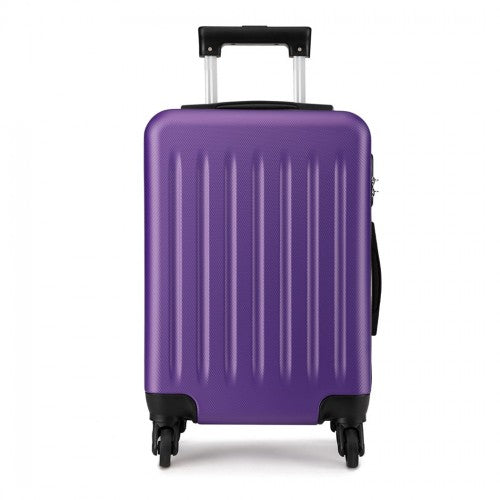 Kono 28 Inch Abs Hard Shell Luggage 4 Wheel Spinner Suitcase - Purple