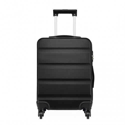 Kono 24 Inch Horizontal Design Abs Hard Shell Suitcase With Tsa Lock - Grey