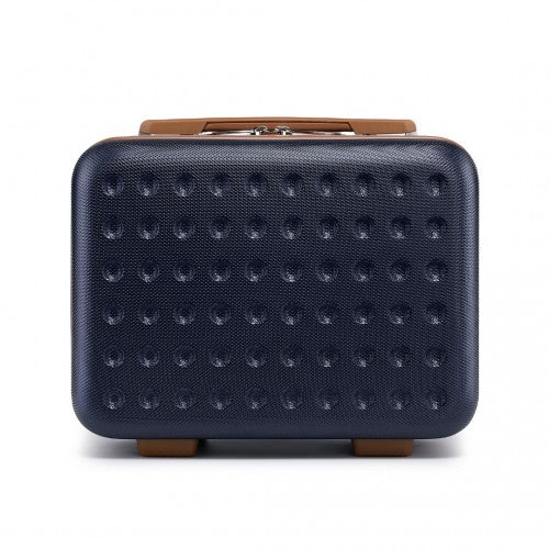 Kono 13 Inch Special Hard Shell Abs Vanity Case - Navy