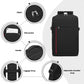 Kono 20L Cabin Backpack with Red Trim for 15.6” Laptop – Water-Resistant Travel Daypack with Luggage Strap