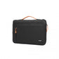 Kono Streamline Water-Resistant Medium Laptop Sleeve With Velvety Interior - Black