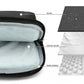 Kono Executive Water-Resistant Laptop Bag With Versatile Carrying Options - Black