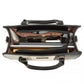 Miss Lulu PU Leather Three-Tone Stitched Shoulder Handbag - Stylish Daily Bag with Adjustable Strap