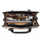 Miss Lulu PU Leather Three-Tone Stitched Shoulder Handbag - Stylish Daily Bag with Adjustable Strap