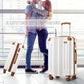 Kono 28 Inch ABS Lightweight Compact Hard Shell Travel Luggage For Extended Journeys - Cream
