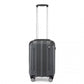 Kono 19 Inch Abs Lightweight Compact Hard Shell Cabin Suitcase Travel Carry-On Luggage - Grey