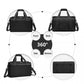 Kono Abs 28 Inch Sculpted Horizontal Design 2 Piece Suitcase Set With Cabin Bag - Black