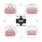 Kono Abs 28 Inch Sculpted Horizontal Design 2 Piece Suitcase Set With Cabin Bag - Nude