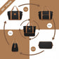 Kono 20 Inch Abs Carry On Cabin Suitcase 4 Piece Travel Set Included Vanity Case And Weekend Bag And Toiletry Bag - Black