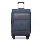 British Traveller 28 Inch Lightweight Soft Shell Expandable Suitcase With TSA Lock - Navy