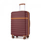 Kono 28 Inch Expandable Lightweight Hard Shell ABS+PC Check-In Suitcase with TSA Lock Ideal for Extended Trips and Secure Travel