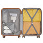 Kono 3-Piece Expandable Luggage Set 20"/24"/28" Durable Hard Shell ABS+PC Suitcases with TSA Lock for Secure Travel