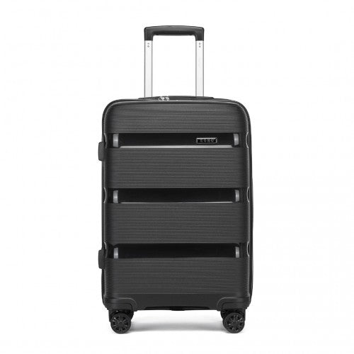 Kono 24-Inch PP Hardshell Suitcase–Durable Checked Luggage with TSA Lock & 360 Spinner Silent Wheels