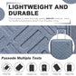 Supercase 20 Inch Sleek Geometric Pattern Hard Shell ABS+PC Cabin Carry-On Suitcase with TSA Lock - Denim Blue