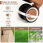 Kono 20/24/28 inch PP Modern Scratch-Resistant Suitcase Set with TSA Lock & Stylish Brown Accents