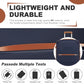 Kono 20/24/28 inch PP Modern Scratch-Resistant Suitcase Set with TSA Lock & Stylish Brown Accents