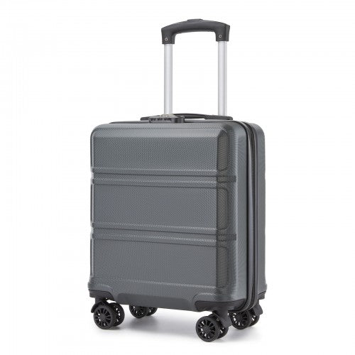 Kono 16 Inch ABS Hard Shell Under-Seat Cabin Suitcase with Spinner Wheels