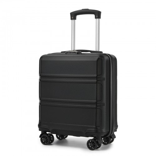 Kono 16 Inch ABS Hard Shell Under-Seat Cabin Suitcase with Spinner Wheels