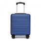 Kono 16 Inch ABS Hard Shell Under-Seat Cabin Suitcase with Spinner Wheels