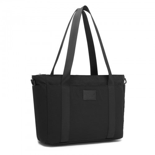 Kono Comfortable and Easy-Carry Large-Capacity Travel Tote with Laptop Sleeve, Trolley Sleeve and Crossbody Strap