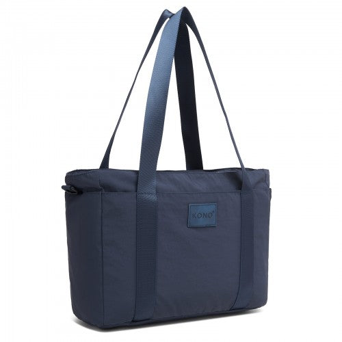 Kono Comfortable and Easy-Carry Large-Capacity Travel Tote with Laptop Sleeve, Trolley Sleeve and Crossbody Strap
