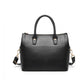 Miss Lulu Silk Scarf Shoulder Bag - Black