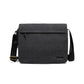 Kono Classic Expanding Messenger Bag - Black