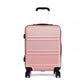 Kono Abs Sculpted Horizontal Design 20 Inch Cabin Luggage - Nude