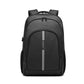 Kono Large Backpack With Reflective Stripe And USB Charging Interface - Black