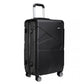 Kono 20 Inch Bandage Effect Hard Shell Suitcase - Black