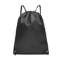 Kono Polyester Drawstring Backpack - Black