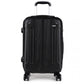 Kono 24 Inch Abs Hard Shell Suitcase Luggage - Black