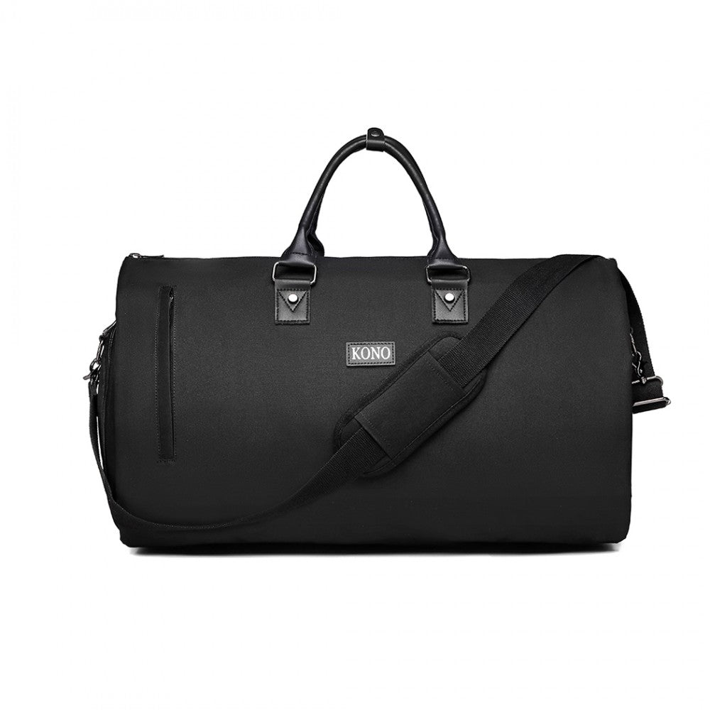 Kono Travel Suit Garment Duffle Bag - Black