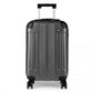 Kono 19 Inch Abs Hard Shell Suitcase Luggage - Grey