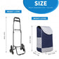 Kono 6 Wheel Push Shopping Trolley - Navy