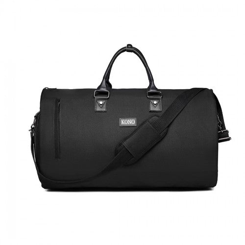 Kono Travel Suit Garment Duffle Bag - Black