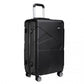 Kono 20 Inch Bandage Effect Hard Shell Suitcase - Black