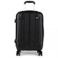 Kono 24 Inch Abs Hard Shell Suitcase Luggage - Black