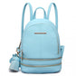 Miss Lulu Leather Look Small Fashion Backpack
