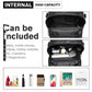 Miss Lulu Large Leather Look Backpack - Black