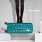 Kono 28 Inch Bright Hard Shell Pp Suitcase - Classic Collection - Blue/Green