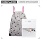 Miss Lulu Unicorn Print Drawstring Backpack - Grey